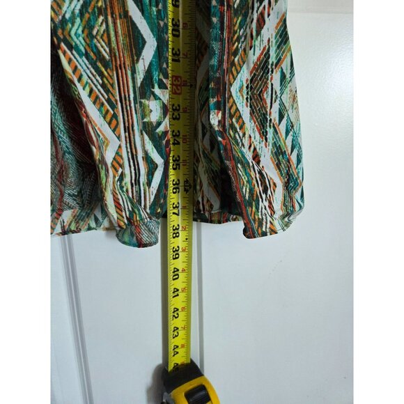 Boston Proper women's dress Ikat new with tags 2015 MSRP $139 red/white/g - Picture 8 of 9